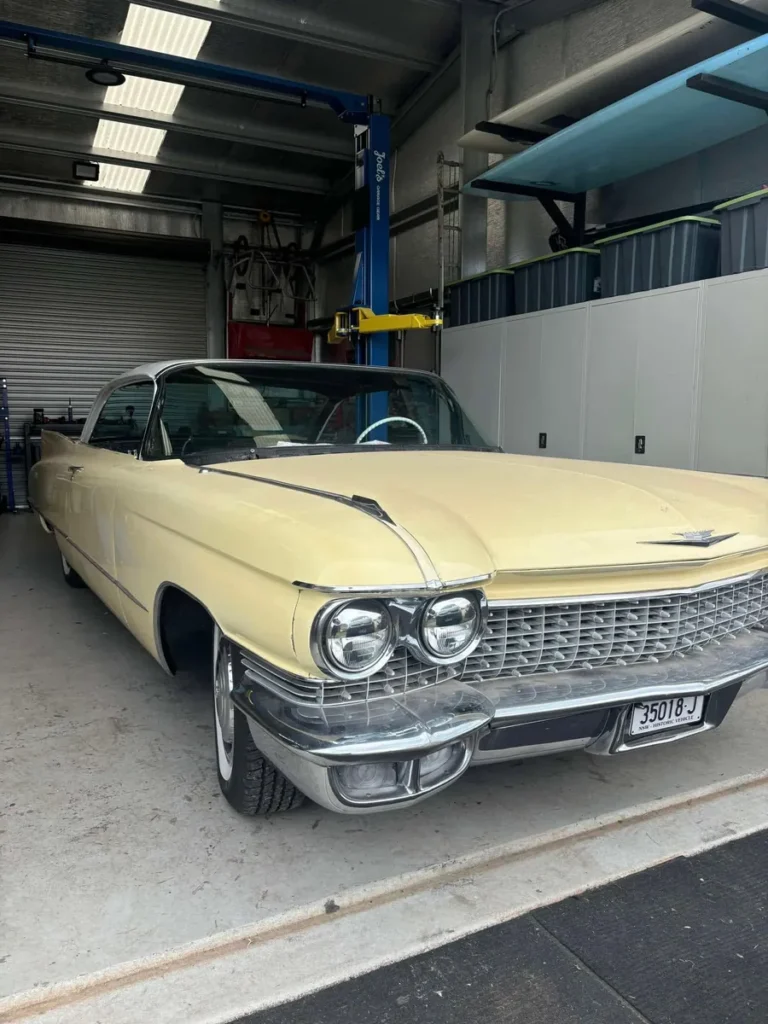 Classic Cadillac glass